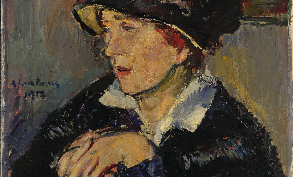 ANTON FAISTAUER, Dame mit dunklem Hut, 1917 © Leopold Museum, Wien, Inv. 112