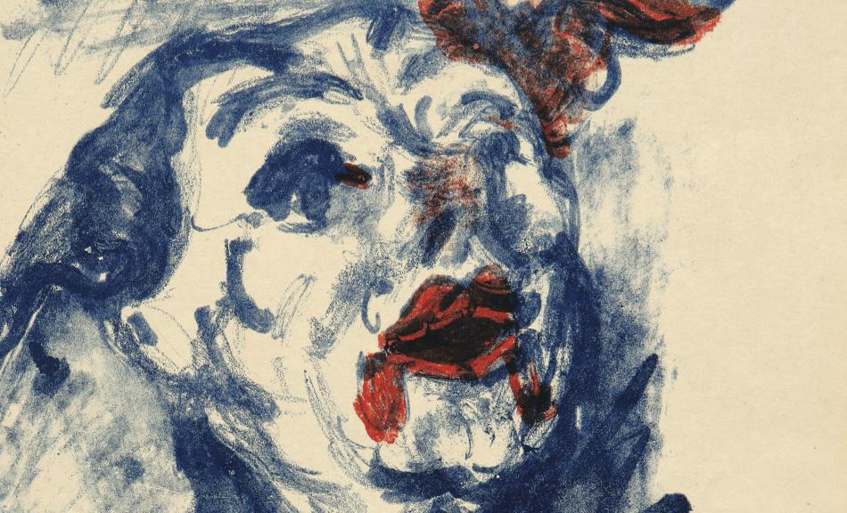 Oskar Kokoschka, Das Prinzip (»Liberté, Egalité, Fratricide«), 1918 © Leopold Museum, Wien, Inv. 2441 © Fondation Oskar Kokoschka/Bildrecht, Wien 2014