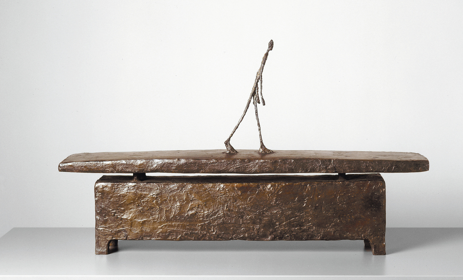 Alberto Giacometti, Walking Man in the Rain, 1948, Kunsthaus Zürich, Alberto Giacometti Foundation © 2014 Kunsthaus Zürich © Alberto Giacometti Estate/Bildrecht, Wien 2014