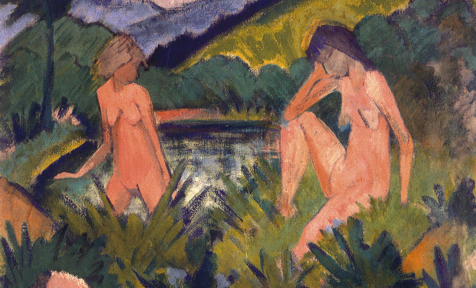 Otto Mueller, Mädchen am Wasser, um 1926 © Courtesy of Osthaus Museum Hagen & Institut für Kulturaustausch, Tübingen