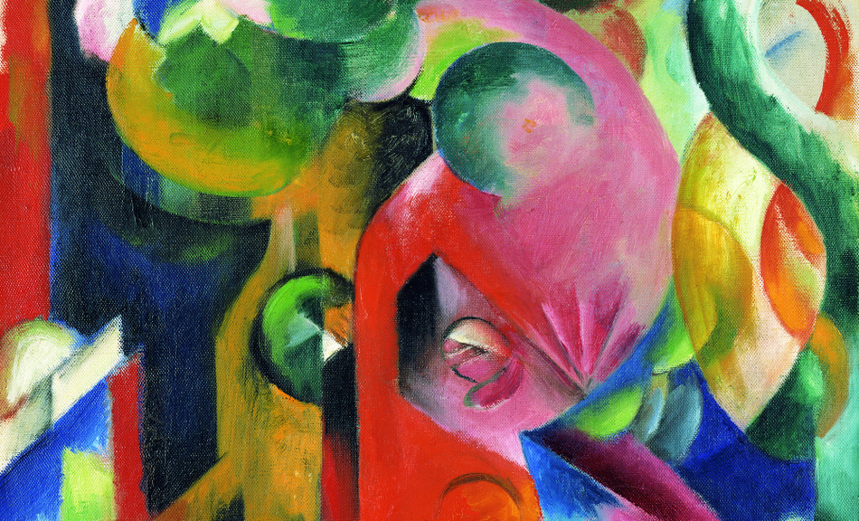 Franz Marc, Small Composition III, 1913-1914 © Courtesy of Osthaus Museum Hagen & Institut für Kulturaustausch, Tübingen