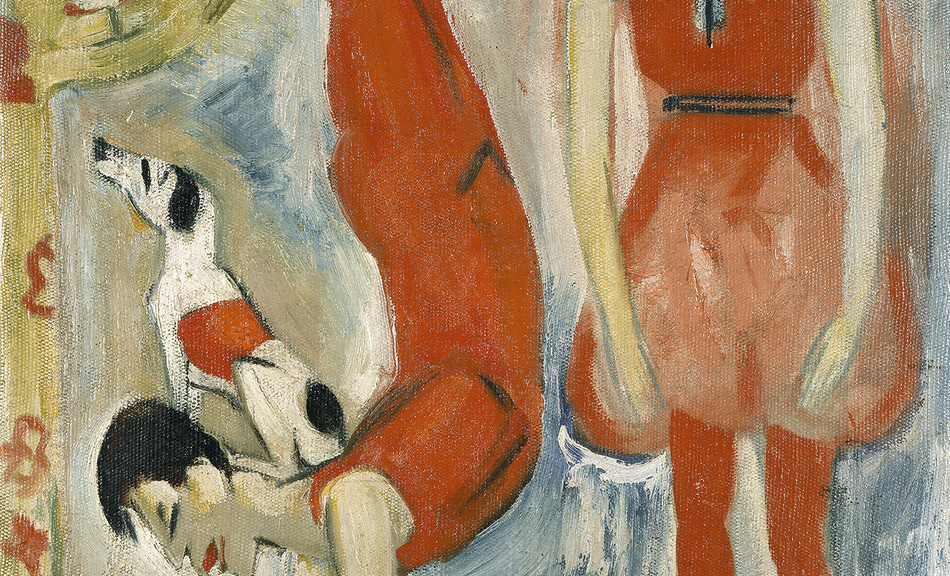 Max Pechstein, Acrobats, 1918-1919 © Courtesy of Osthaus Museum Hagen & Institut für Kulturaustausch, Tübingen|© Bildrecht, Wien 2015