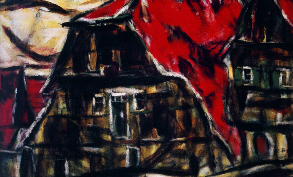 Christian Rohlfs, Red House in Dinkelsbühl, 1921 © Courtesy of Osthaus Museum Hagen & Institut für Kulturaustausch, Tübingen