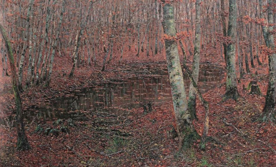 THEODOR VON HÖRMANN, Pond in a Beech Forest | 1892 © Tiroler Landesmuseum Ferdinandeum, Innsbruck