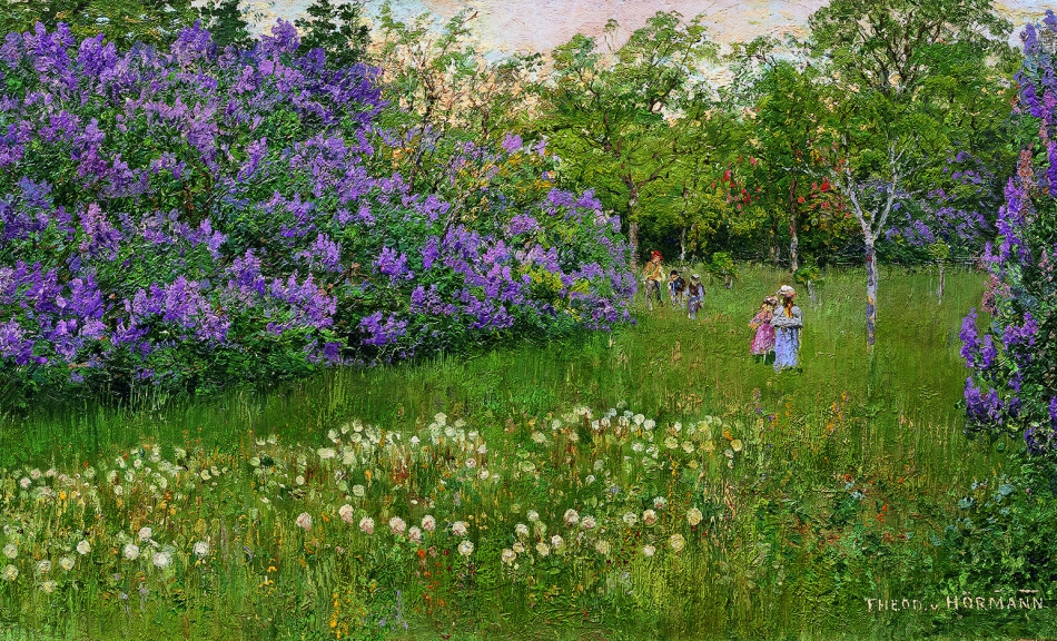 THEODOR VON HÖRMANN, Blooming Garden in Znojmo | c. 1893 © Leopold, Private Collection