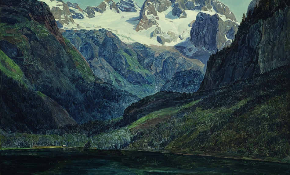 Ferdinand Georg Waldmüller, Dachstein mit Gosausee, 1834 © Leopold Museum Vienna