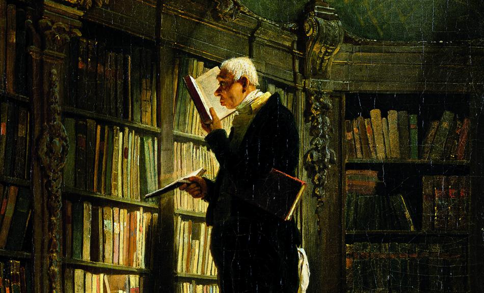 Carl Spitzweg, Der Bücherwurm, 1850 © Museum Georg Schäfer, Schweinfurt Foto | Photo: Museum Georg Schäfer, Schweinfurt