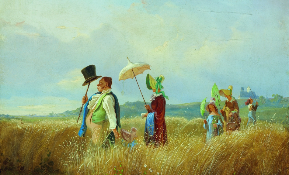 Carl Spitzweg, Der Sonntagsspaziergang, 1841 © Salzburg Museum Foto | Photo: Salzburg Museum