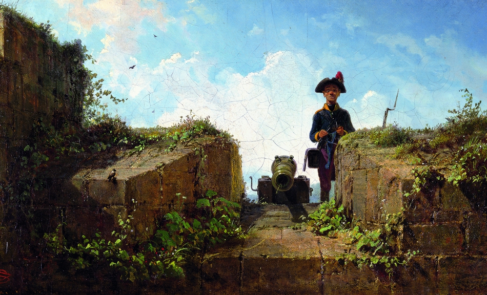 Carl Spitzweg, The Knitting Guard, 1855 © Museum Georg Schäfer, Schweinfurt Foto | Photo: Museum Georg Schäfer, Schweinfurt