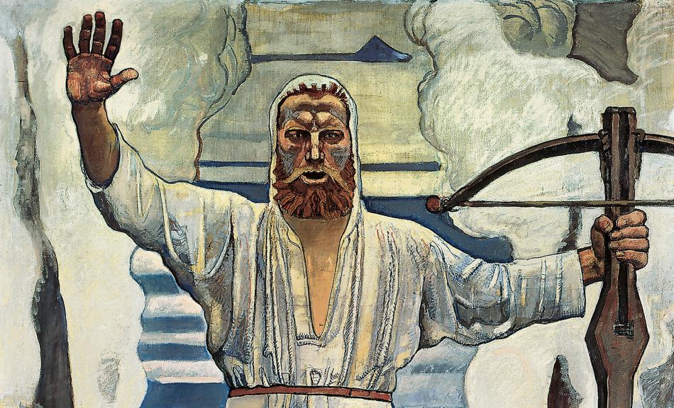 FERDINAND HODLER, William Tell | 1896/97 © Kunstmuseum Solothurn, bequeathed by Margit Kottmann-Müller in memory of her husband Dr. Walther Kottmann, 1958, Photo: Kunstmuseum Solothurn