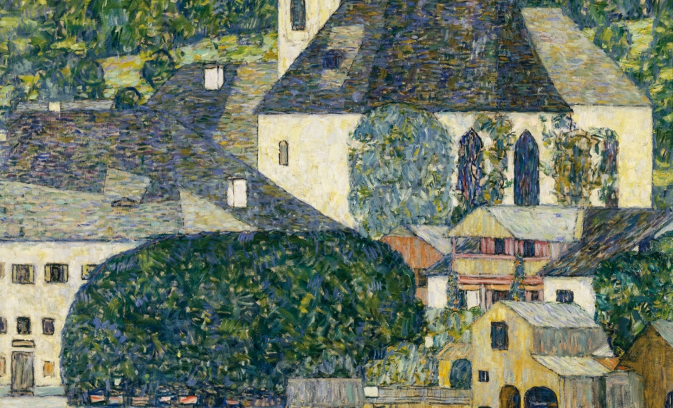 GUSTAV KLIMT, CHURCH IN UNTERACH AM ATTERSEE, 1916 © Courtesy Heidi Horten Collection