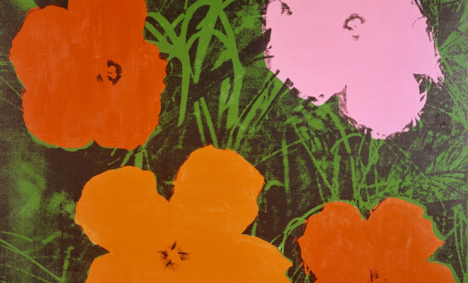 ANDY WARHOL, Four-Foot Flowers, 1964 © Courtesy Heidi Horten Collection | Foto: Courtesy Heidi Horten Collection The Andy Warhol Foundation for the Visual Arts, Inc. / Licensed by Bildrecht, 2017