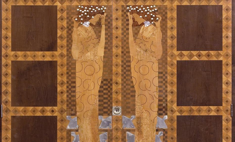 KOLOMAN MOSER, Inlaid Wardrobe from the Bedroom of the Eisler von Terramare Apartment, 1903 © Leopold Museum, Vienna