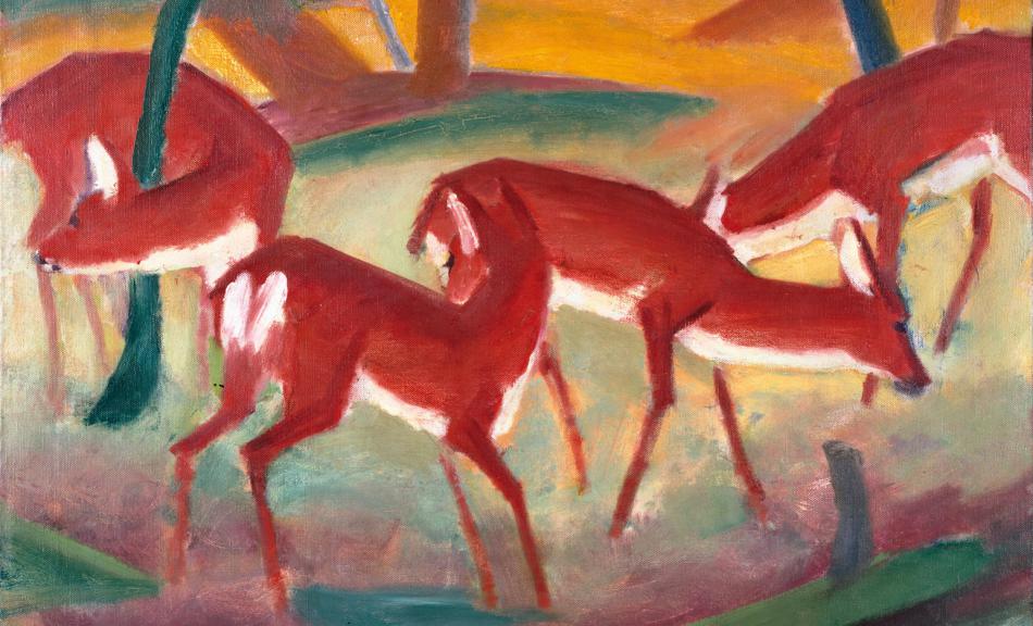 FRANZ MARC, RED DEER I, 1910 © Courtesy Heidi Horten Collection