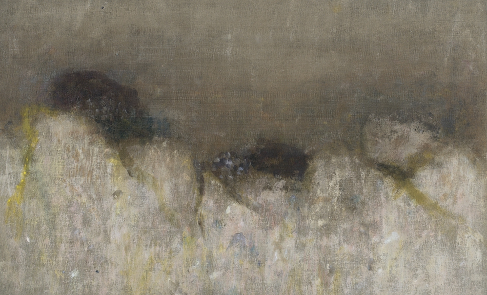 ZORAN MUŠIČ, Rocky Landscape, 1972 © National Gallery of Slovenia, Inv. Nr. NG S 3482, Gift of Ljuban, Milada and Vanda Mušič Foto | Photo: Narodna galerija, Ljubljana/Janko Dermastja © Bildrecht, Wien, 2018