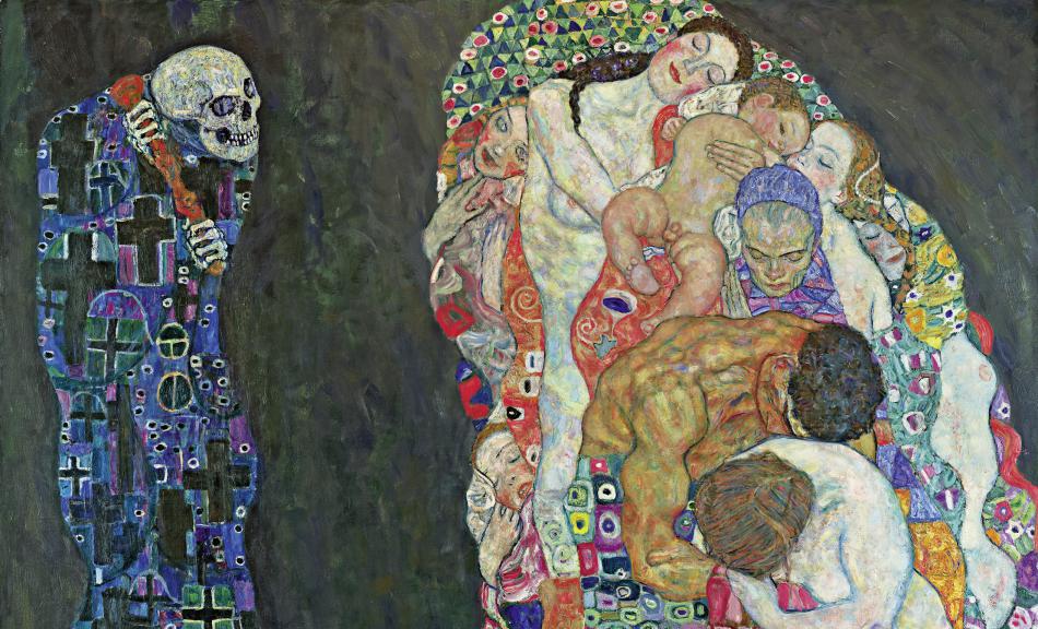 GUSTAV KLIMT, Tod und Leben, 1910/11, umgearbeitet 1915/16 © Leopold Museum, Wien Foto: Leopold Museum, Wien/ Manfred Thumberger