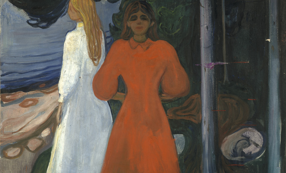 Edvard Munch Rot und Weiss, 1894 © VBK Wien, 2009 / The Munch Museum / The Munch Ellingsen Group