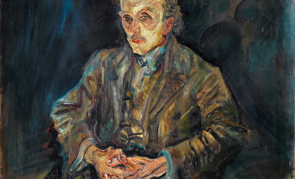 OSKAR KOKOSCHKA, Adolf Loos, 1909 © Staatliche Museen zu Berlin, Nationalgalerie Foto: bpk/Nationalgalerie, SMB/Roman März © Fondation Oskar Kokoschka/Bildrecht Wien, 2019