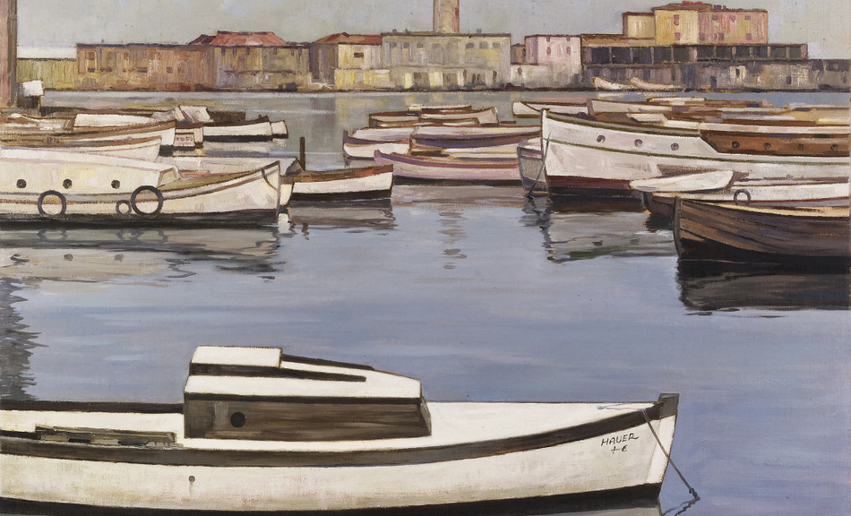 Leopold Hauer Weiße Boote, 1956 © VBK Wien, 2009