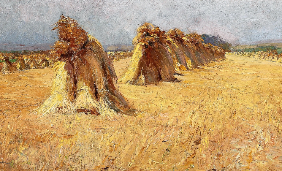 OLGA WISINGER-FLORIAN, Cornfield, c. 1900 © Private collection Photo: Dorotheum, Vienna, auction catalogue 10.05.2017