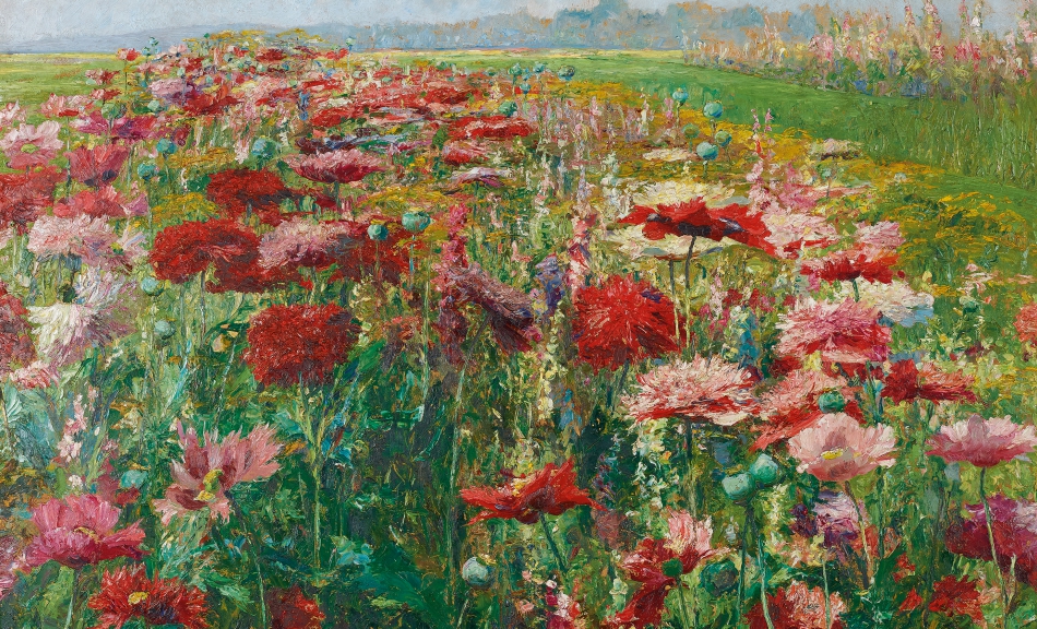 OLGA WISINGER-FLORIAN, Blossoming Poppies, c. 1906 © Belvedere, Vienna Photo: Belvedere, Vienna/Johannes Stoll