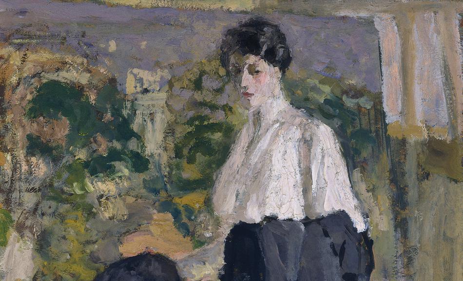 Édouard Vuillard, Model Holding a Hat, Lili Lamy, 1916 © Musée cantonal des Beaux-Arts de Lausanne. Legs d’Henri-Auguste Widmer, 1936 |  Cantonal Museum of Fine Arts Lausanne. The Henri-Auguste Widmer donations, Foto | Photo: J.-C. Ducret, Musée cantonal des Beaux-Arts de Lausanne