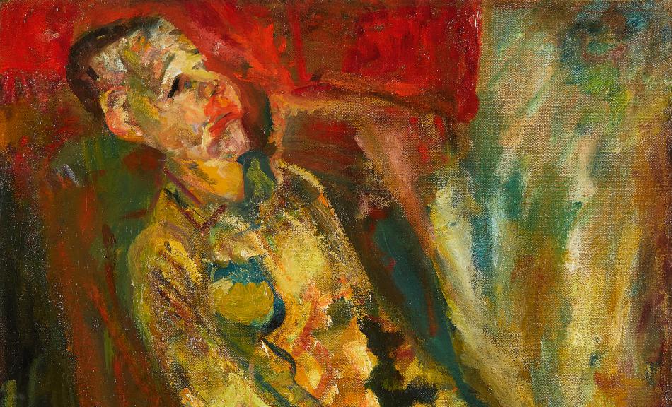 Chaïm Soutine, Young Man Laying at an Angle, c. 1921/22 © Leopold Privatsammlung | Leopold, Private Collection, Foto | Photo: Leopold Museum, Wien | Vienna/Manfred Thumberger