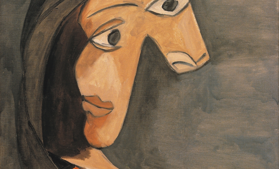 Pablo Picasso, Le corsage orange – Dora Maar, 21.04.1940 © Sammlung Würth, Inv. 3034 Foto: Volker Naumann, Schönaich © Succession Picasso/Bildrecht Wien, 2021