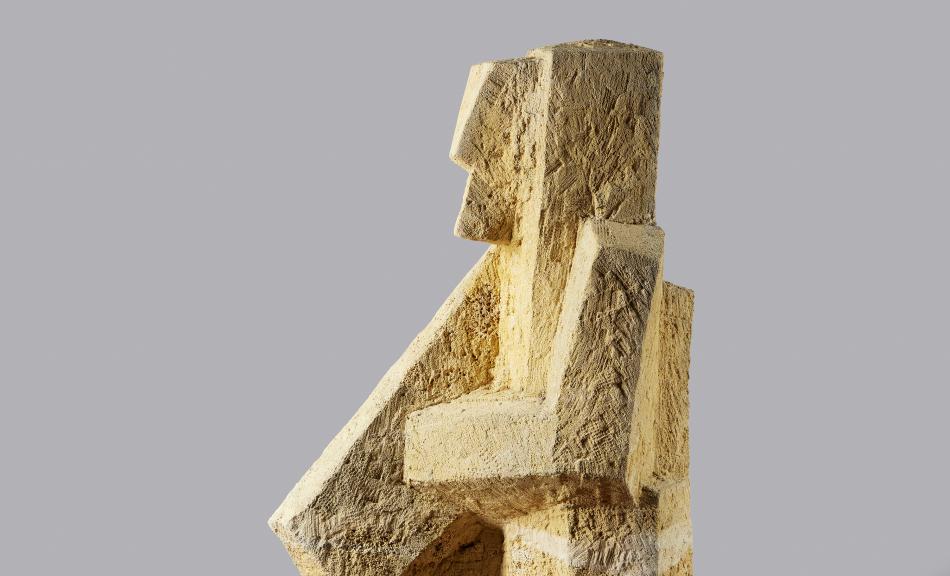 Josef Pillhofer, Assurbanipal, 1990–98 © Private collection Photo: Leopold Museum, Vienna/Manfred Thumberger © Bildrecht Wien, 2021