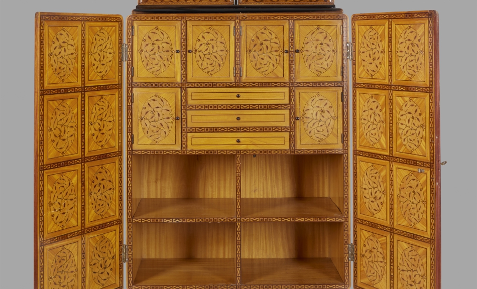 Otto Prutscher, Prunkschrank, 1911 © Privatbesitz, Foto: Leopold Museum, Wien/Manfred Thumberger