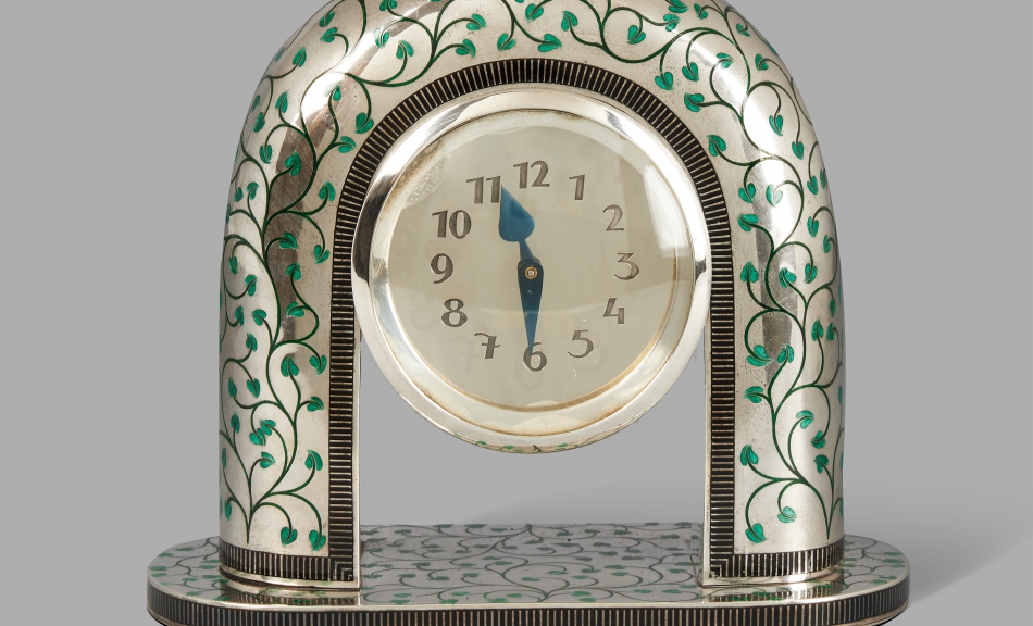 Otto Prutscher, Table clock, 1916 © Private Collection, Photo: Leopold Museum, Vienna/Manfred Thumberger