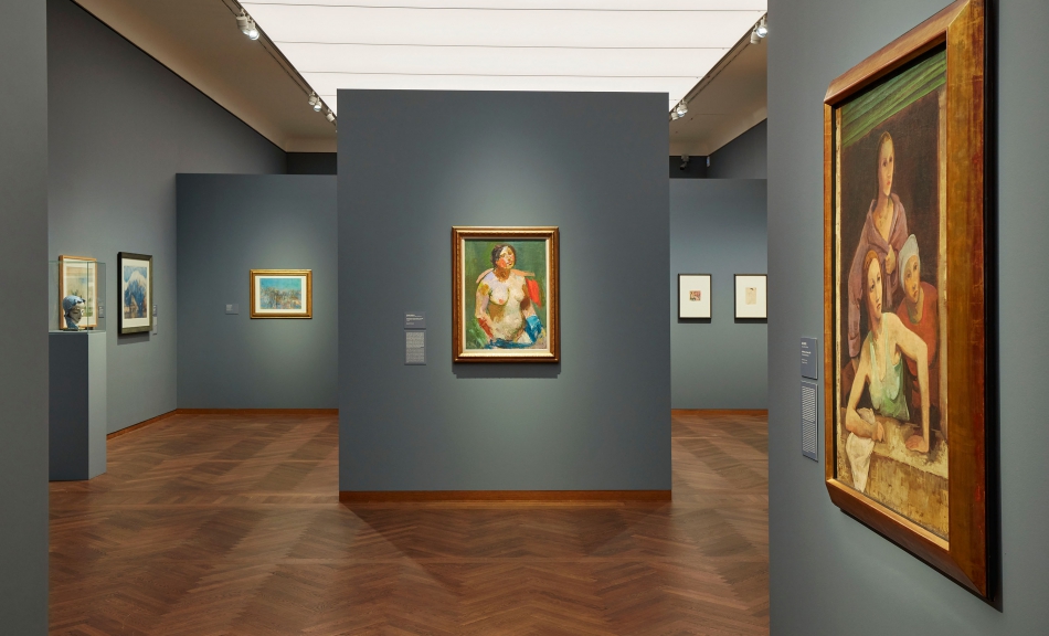 Ausstellungsansicht Die Sammlung Schedlmayer © Leopold Museum, Wien, Foto: Reiner Riedler