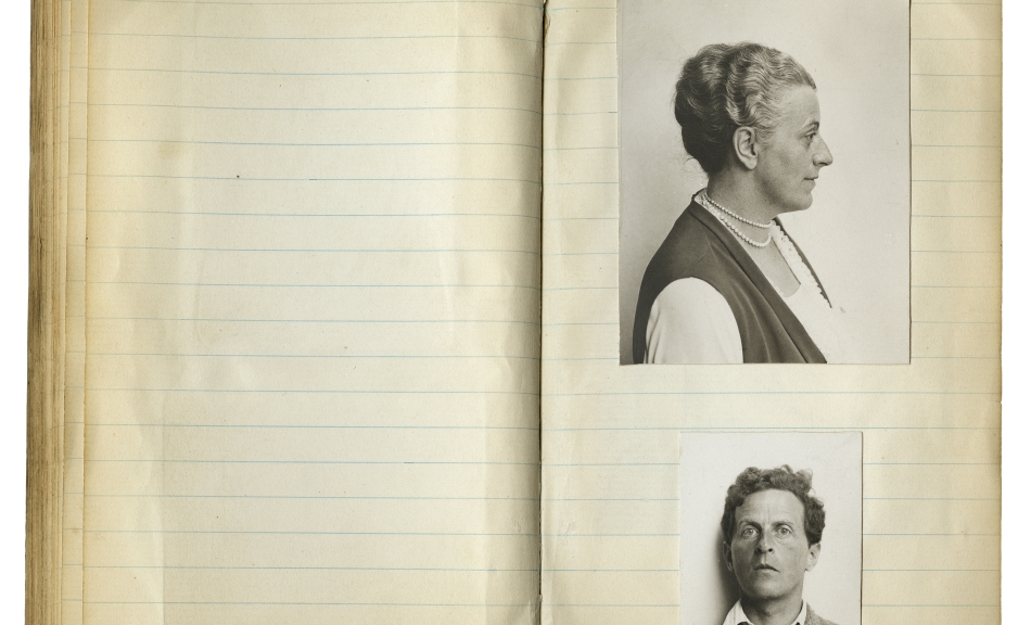 Ludwig Wittgenstein, attributed to Moriz Nähr, Photo album of Ludwig Wittgenstein:  Margarete Stonborough-Wittgenstein  and Ludwig Wittgenstein, c. 1931 © Wittgenstein Archive Cambridge, Photo: Leopold Museum, Vienna/Manfred Thumberger