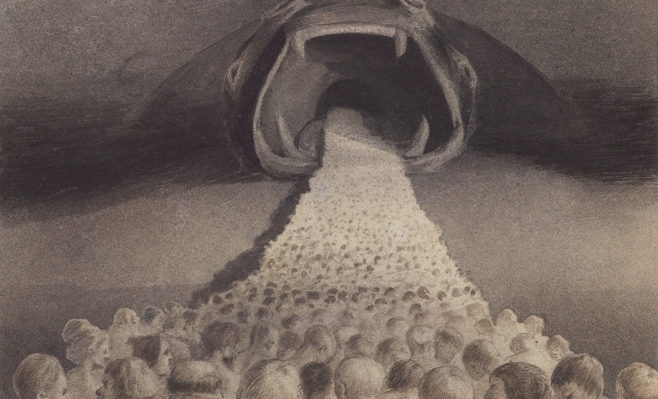 ALFRED KUBIN, „Ins Unbekannte“, 1900/01 © Leopold Museum, Wien, Foto: Leopold Museum, Wien/ Manfred Thumberger © Eberhard Spangenberg, München/ Bildrecht, Wien 2021