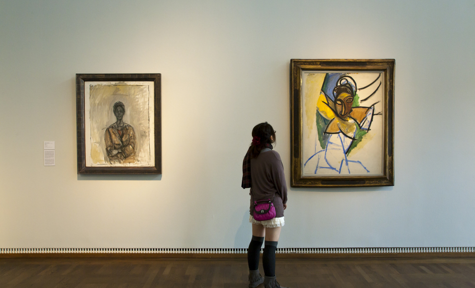 Cézanne-Picasso-Giacometti Exhibition View © Leopold Museum