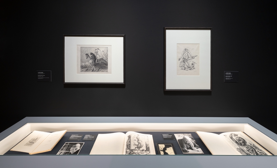 Ausstellungsansichten Alfred Kubin © Leopold Museum, Wien, Foto: Lisa Rastl