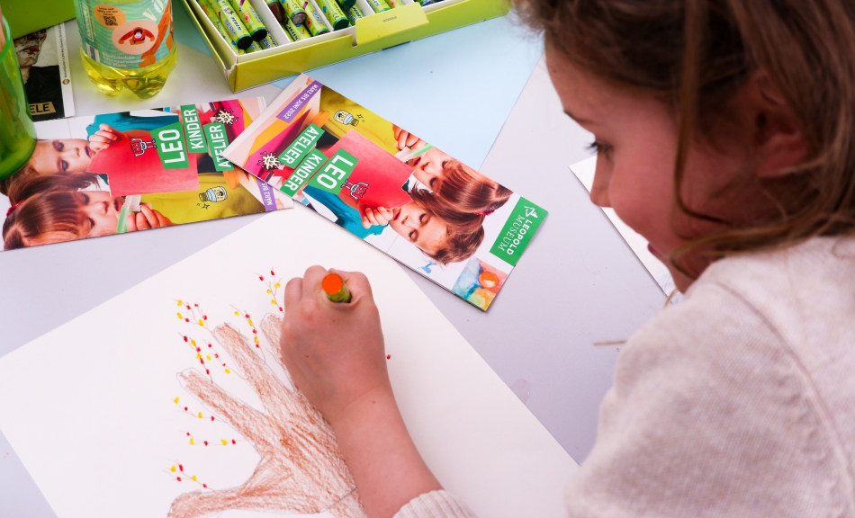 LEO Kinderatelier April 2022 © Leopold Museum, Wien 2022 | Foto: Christine Kociu