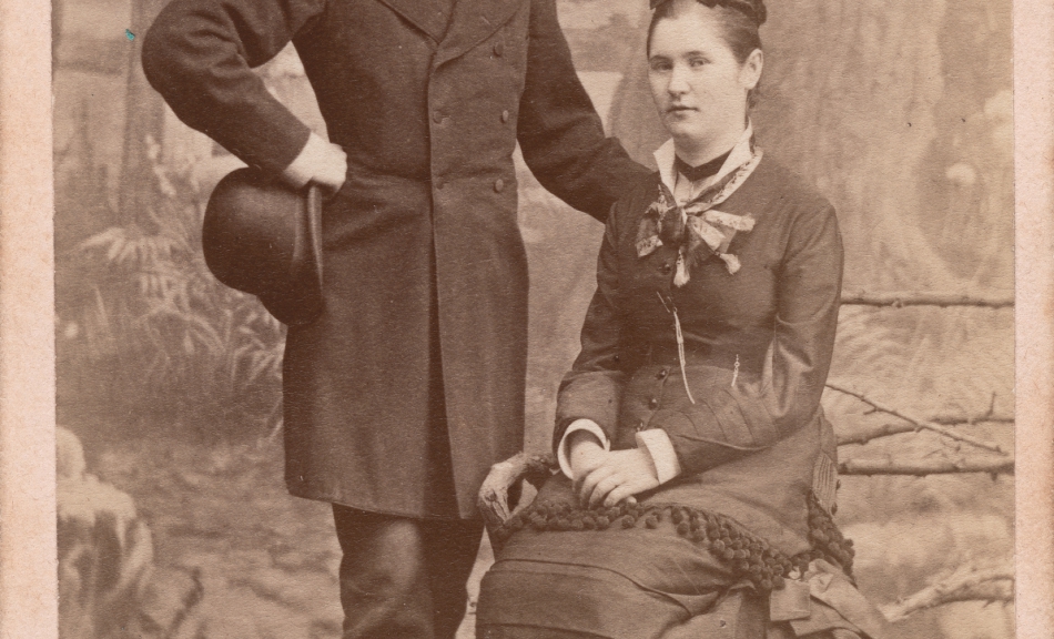 Otto Schmidt, Otto Schmidt und seine Schwester Clara, 1878/79 © Christa Schwimann, Karlsdorf/Wien, Foto: Familienarchiv Schmidt-Stumvoll-Schwimann