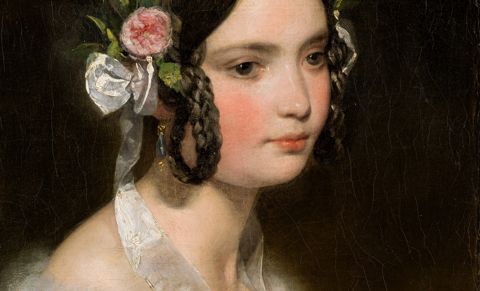 FRIEDRICH VON AMERLING, Bildnis eines Mädchens, 1839 © Leopold Museum, Wien, Schenkung aus Privatbesitz, Foto: Leopold Museum, Wien