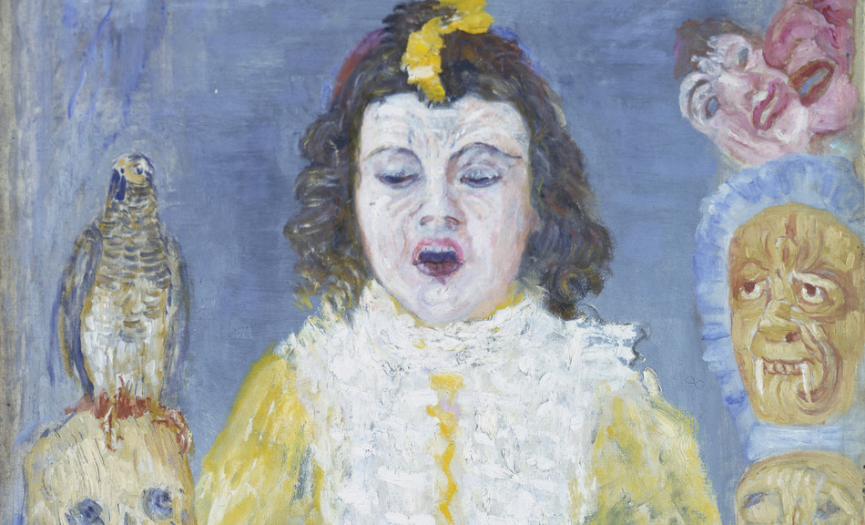 James Ensor, Kommunion (Mädchen mit Masken), 1899 © VBK, Wien 2009