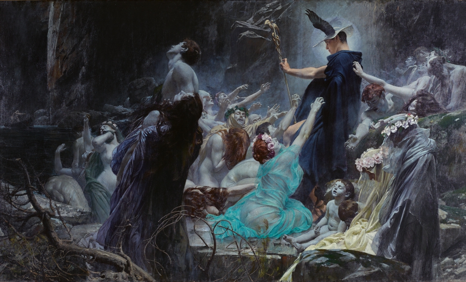 ADOLF HIRÉMY-HIRSCHL, Die Seelen am Acheron, 1898 © Belvedere, Wien | Foto: Belvedere, Wien/Johannes Stoll