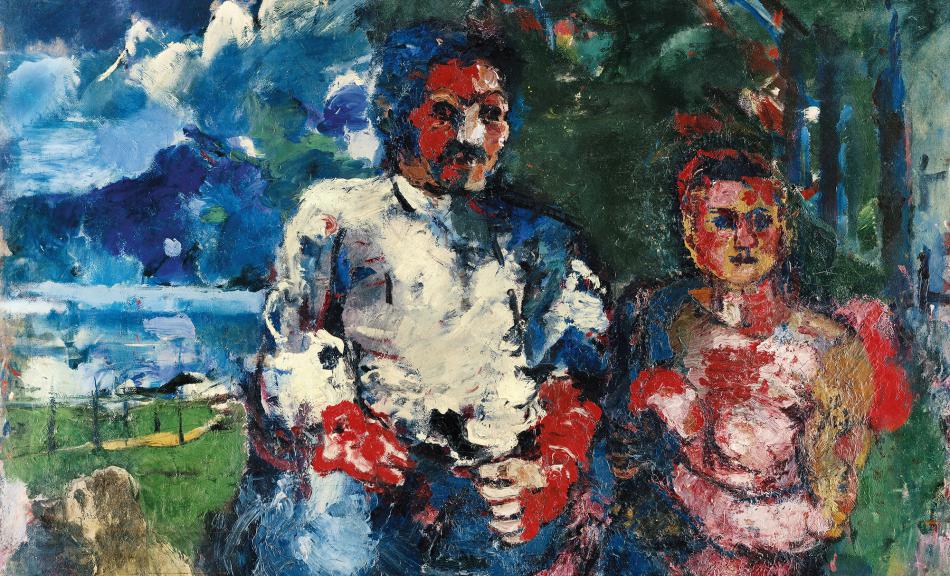 HERBERT BOECKL, Gruppe am Waldrand, 1920 © Leopold Museum, Wien | Foto: Leopold Museum, Wien © Herbert Boeckl-Nachlass, Wien