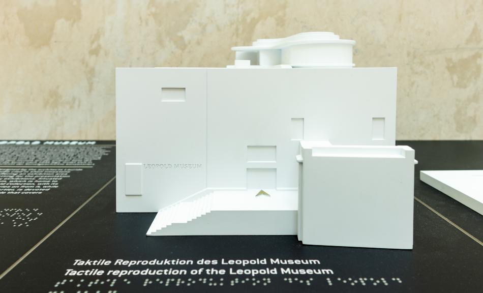 Tastmodell Leopold Museum © Leopold Museum, Wien Tastmodell Leopold Museum © Leopold Museum, Wien