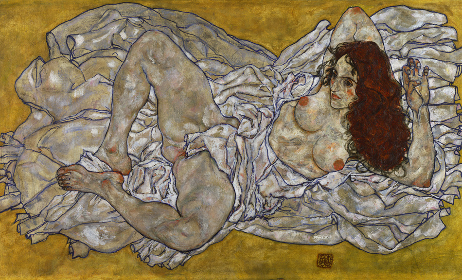 Egon Schiele, Liegende Frau, 1917 © Leopold Museum, Wien, Inv. 626