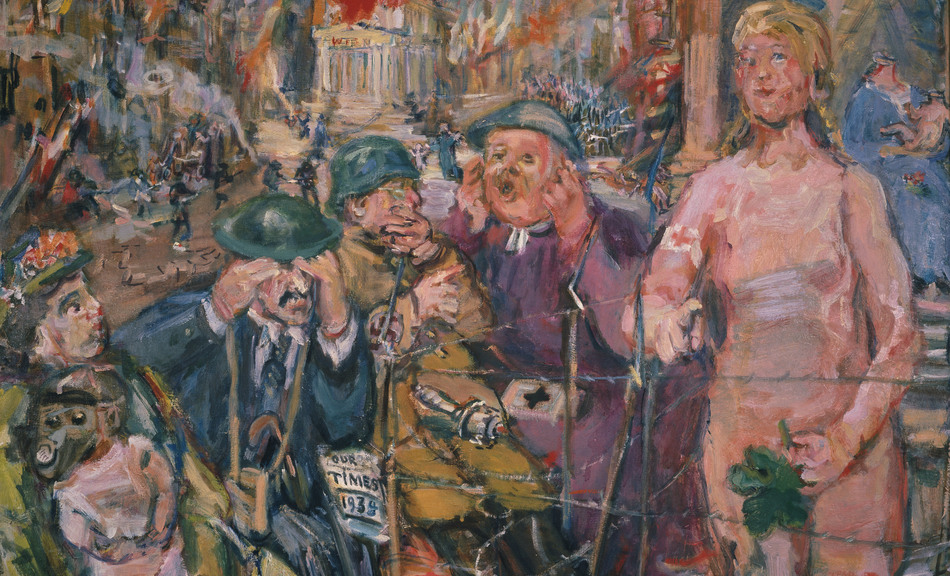 Oskar Kokoschka, Anschluss (Annexation) – Alice in Wonderland © Wiener Städtische Versicherung, Inv. 2119; Oskar Kokoschka/VBK Wien, 2010