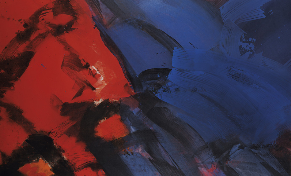 Josef Mikl, Roter Kopf, 1992/93 © Wiener Städtische Versicherung, Inv. 4647