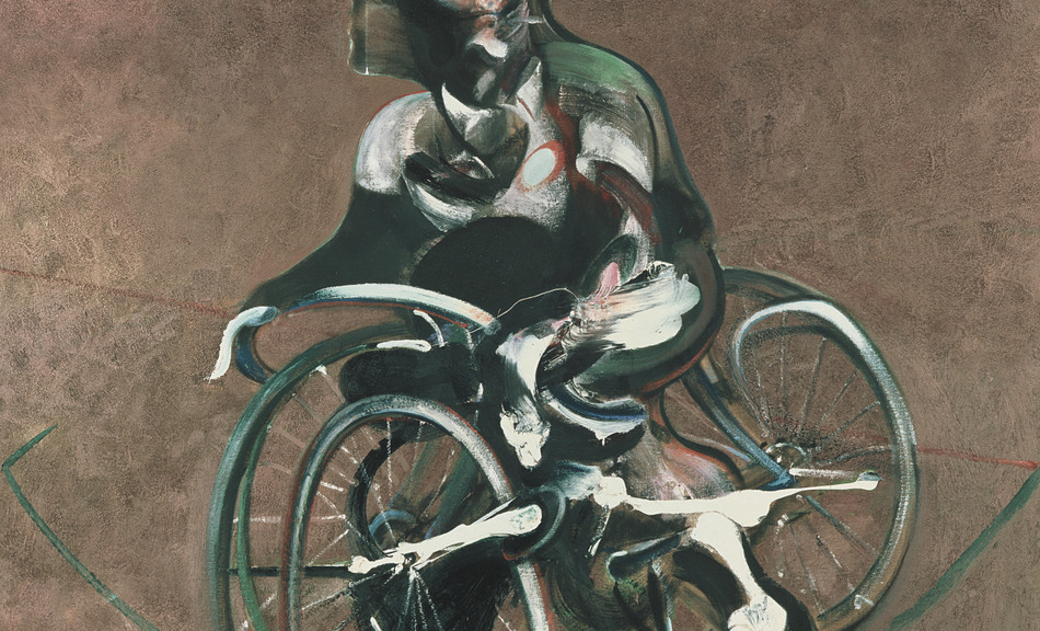 Francis Bacon, Bildnis von George Dyer beim Radfahren, 1966 © The Estate of Francis Bacon/VBK, Wien 2010
