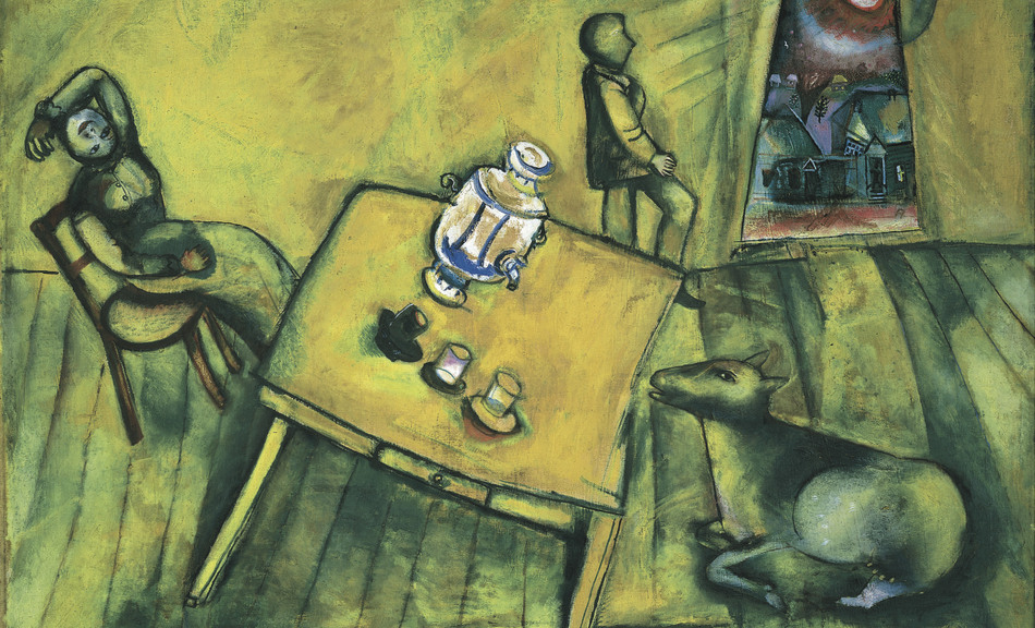 Marc Chagall, Das gelbe Zimmer / La Chambre Jaune, 1911 © VBK, Wien 2010