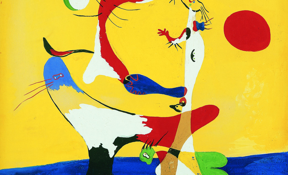 Joan Miró, Komposition (Kleines Universum) / Composition (Petit univers), 1933 © Fondation Beyeler, Riehen/Basel; VBK, Wien 2010
