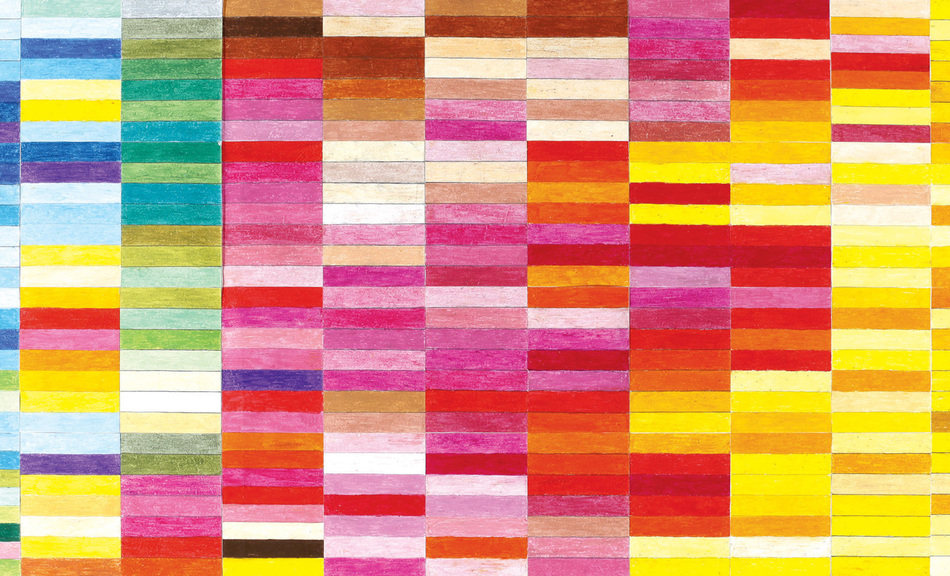 Hermann Nitsch, Colour Scale, 2005 © Atelier Hermann Nitsch, Prinzendorf, VBK Vienna, 2011